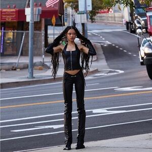 ✨🦄 Sami Miro Vintage CARBON RARE pants BRAND NEW!